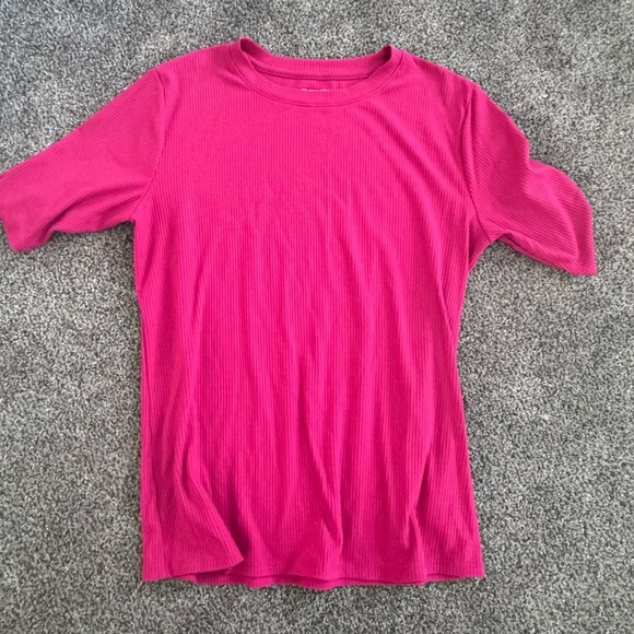 Simply Vera Very Comfortable Pink striped shirt - Picture 1 of 4